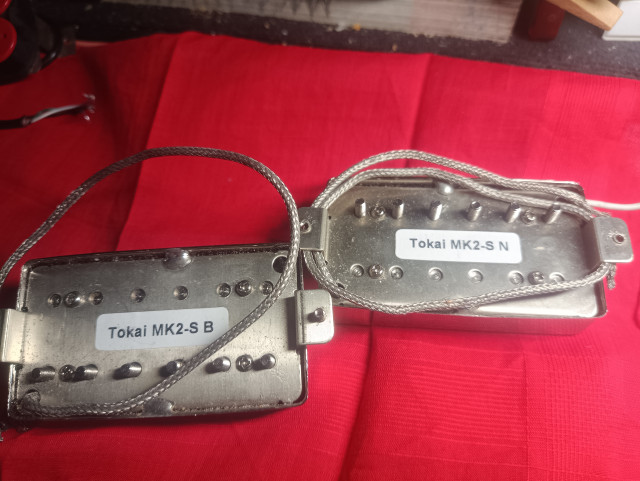 Set Tokai Mk2 humbuckers nickel