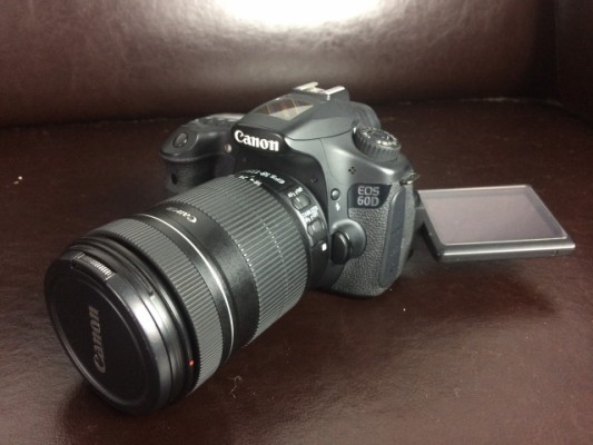 Cámara DSLR Canon EOS 60D + EFS 18-135mm +  Batería