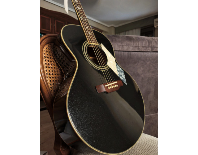 Epiphone SQ-180 Neil Diamond Edición Limitada 1999 - Black Metallic Sparkle