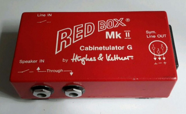 RedBox MK2 Cabinetulator G Hughes & Kettner (reservado)