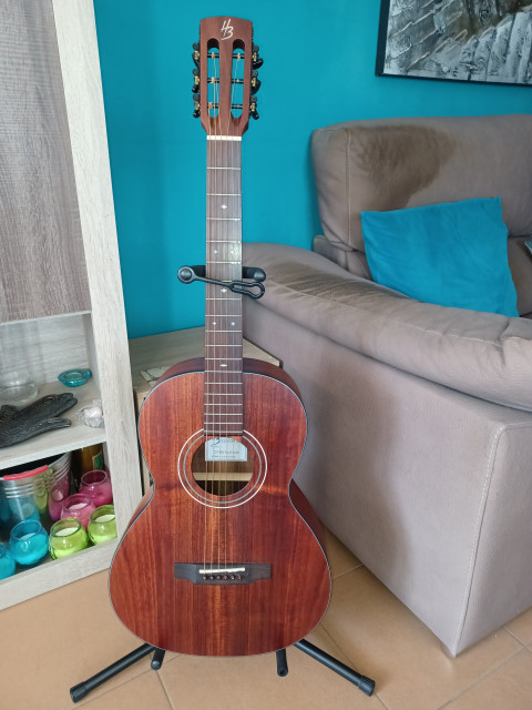 Harley Benton CLP-15E Exotic Koa Parlor