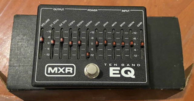 Pedal MXR Eq Ten Band con cargador