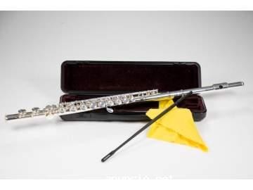 FLAUTA TRAVESERA YAMAHA YFL-281 CON ESTUCHE Y PIÉ