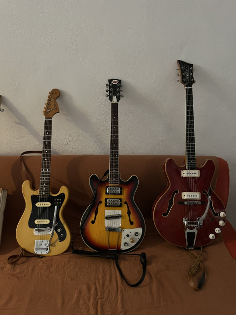 Vendo guitarras de los 60’s y Fender blues jr con case!