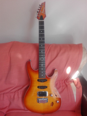 Guitarra Ibanez SA260 color Ambar