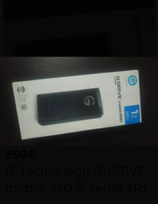 G-Technology G-DRIVE mobile SSD R-Series 1Tb