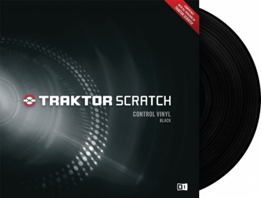 Traktor Scratch Control Vinyl black