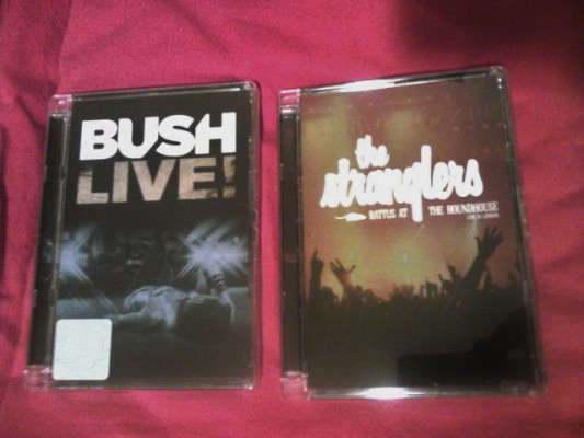 DVD "Bush Live" y "The Stranglers" Rattus at....Live in London
