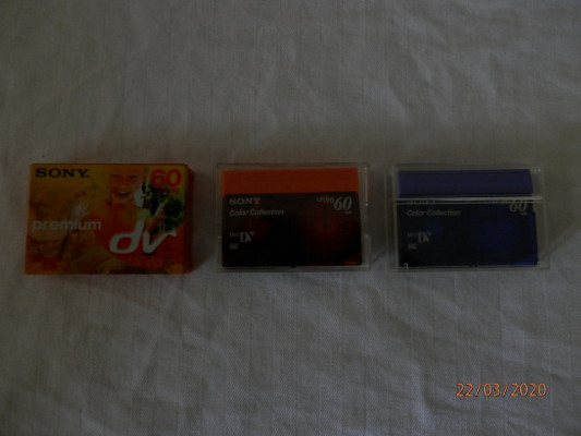 Pack de 3 cintas Sony Color Collection mini DV