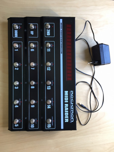 Controlador MIDI Rocktron MIDI Raider. Falta de uso