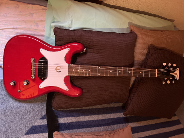 Epiphone Coronet + Lollar + Faber + kluson + hueso
