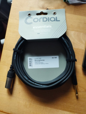 Cable Audio XLR-JACK Cordial CCM 5 MP