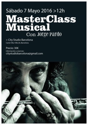 Masterclass musical a cargo de Jórge Pardo en Barcelona