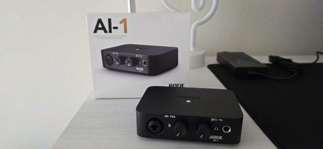 Interfaz Rode AI-1 nuevo