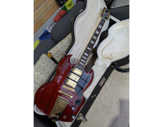 Gibson SG-3 Heritage Cherry Limited Edition 2007, (reparada) envío incluido