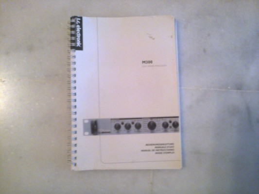 Manual Original TC electronic M300 en castellano