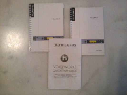 Manual Original TC electronics Helicon VoiceWorks en castellano e inglés