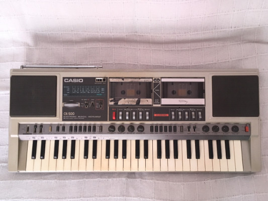 Casio CK-500 Am/FM Stereo Cassette Electronic Keyboard
