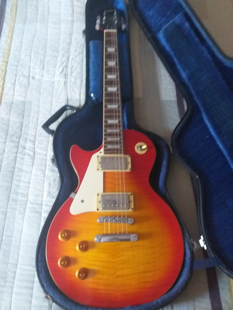 Epiphone Les Paul Standard zurdos CON ESTUCHE