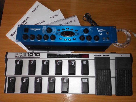 Behringer V-amp Pro rack + FCB 1010