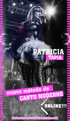 Nuevo curso de canto moderno con Patricia Tapia (Mago de Oz) 150 Euros