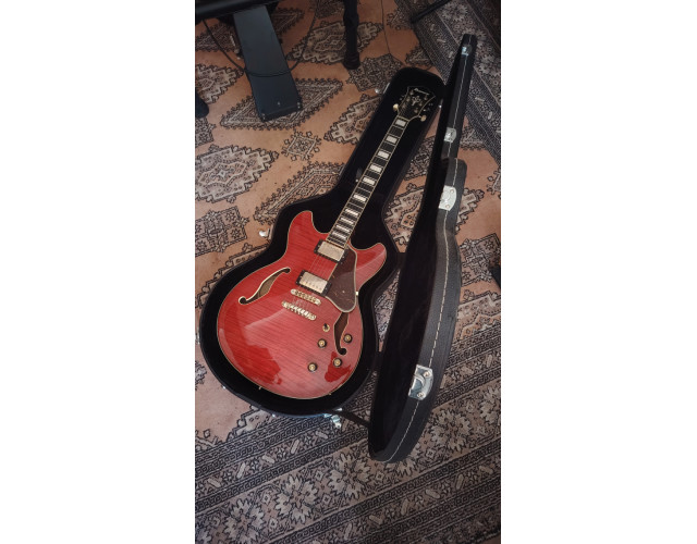 IBANEZ AS93FM Transparent Cherry Red