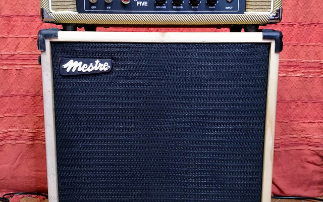 Cabezal Kong TubeFive tipo Marshall Class 5 con extras + pantalla pino 1x12