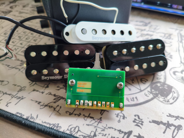  HSH Seymour Duncan (TB-59/SSL-3 RWRP/ '59) + Free-Way Switch 10-way