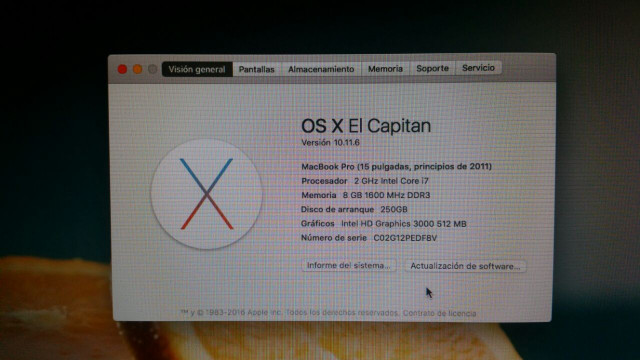 Macbook Pro 15" quad core i7