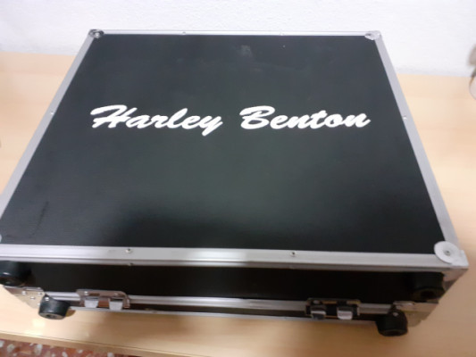 Pedalera, maletin case pedales Harley Benton