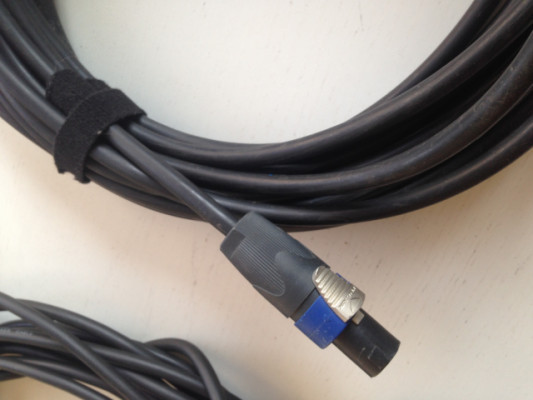 Vendo: 4 cables Speakon 10m para PA / Altavoces- OFERTA
