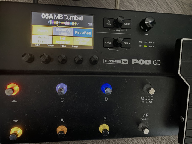 Line 6 PodGo + funda de transporte + caja original