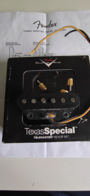 Pastilla Telecaster Fender Texas special custom shop puente
