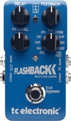 REBAJADO!!! PEDAL DELAY/LOOPER TC ELECTRONIC FLASHBACK CON SU PRECINTO!