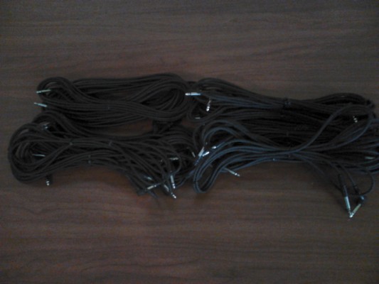 Lote de 15 cables jack