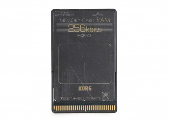Tarjeta Korg MCR-03 RAM Memory Card 256kb