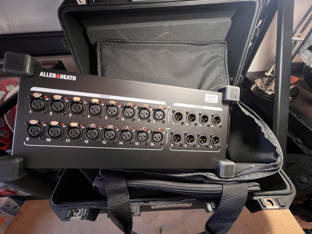 Allen & Heath DX168 + Case + Rulo RJ45
