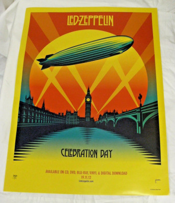 Poster LED ZEPPELIN Celebration Day NUEVO