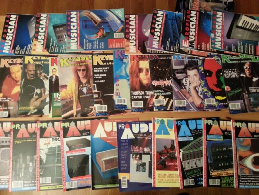 Revistas de tecnologia musical de principios de los 90