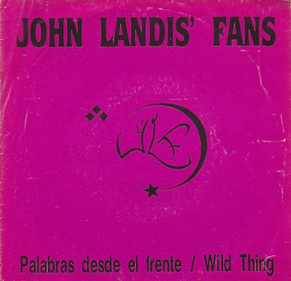 JOHN LANDIS FANS vinilo "palabras desde el frente" 7"