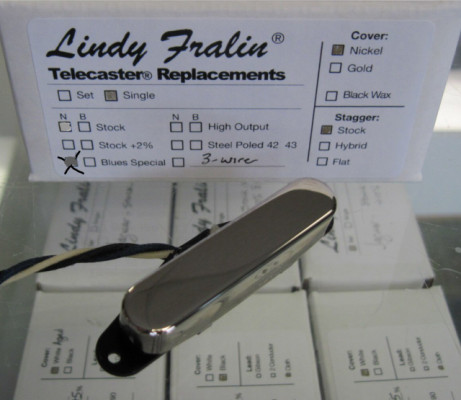 Pastilla de mástil Lindy Fralin para Telecaster