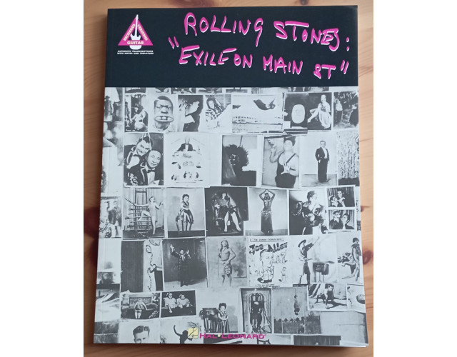 Libro guitarra Exile of Main Street, Rolling Stones