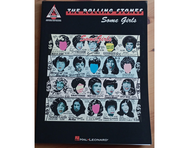 Libro guitarra Some Girls, Rolling Stones