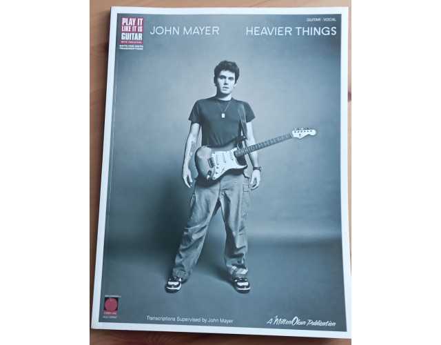 Libro guitarra "Heavier Things" y "Continuum", John Mayer