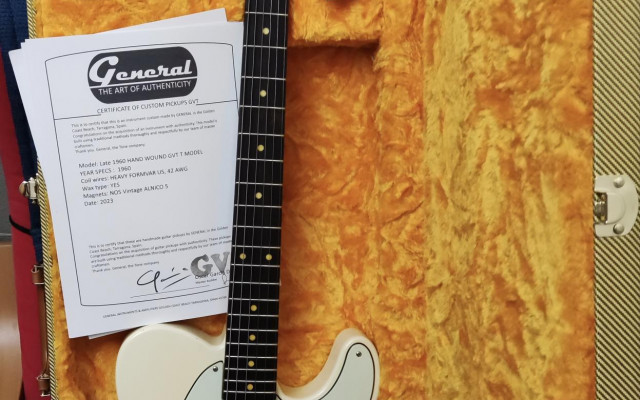 General Vintage Tone 60’s GVT Single cut Aged vintage white ( Agosto 2023 )