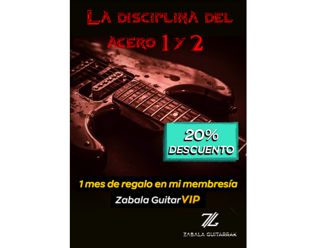 20% de Descuento - La disciplina del acero 1 y 2 - Cursos de técnica