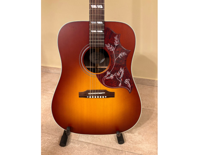 Gibson hummingbird studio rosewood satin rosewood burst