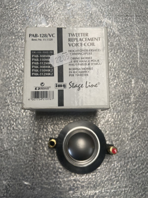 Tweeter Replacement Voice Coil PAB-128/VC