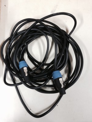 Cables para altavoces speakon conector