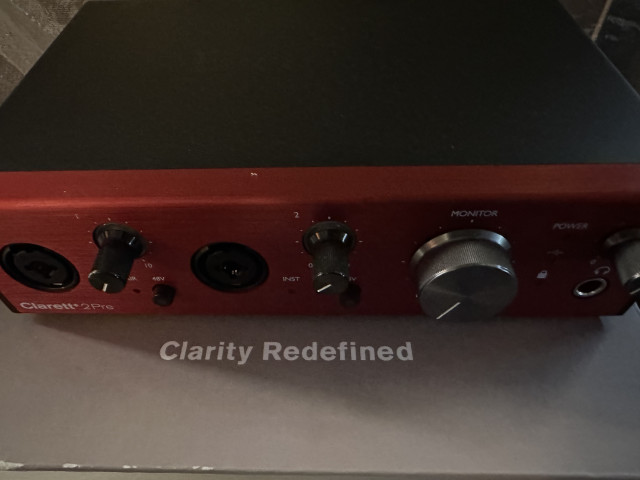 Focusrite clarett+ 2pre